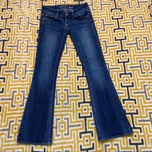 American Eagle Dark Wash Blue Bootcut Jeans 0 Reg